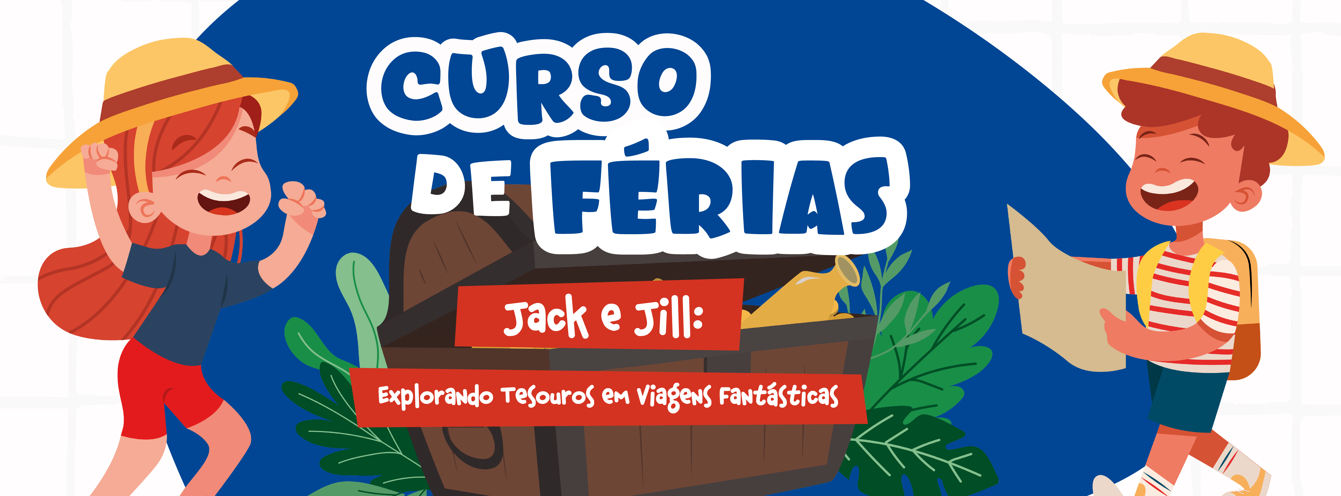 Curso de férias:  material de divulgação